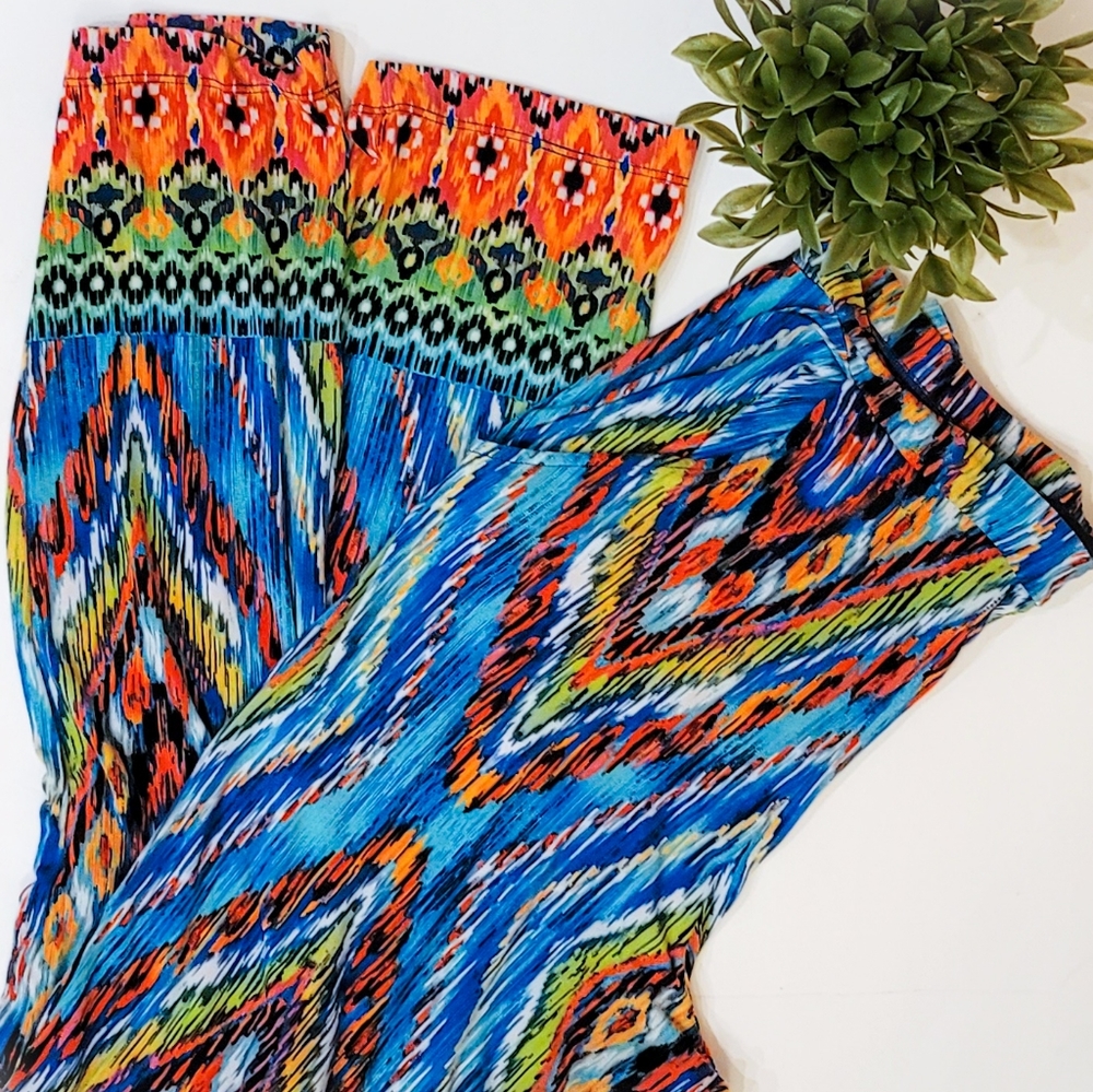 CeCe Sportswear Knit Ikat Pants